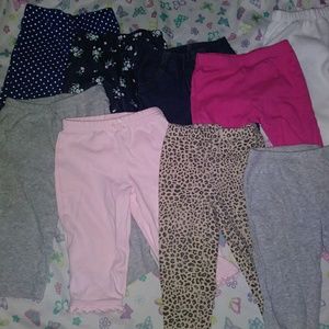 Carters 9 piece pants bundle